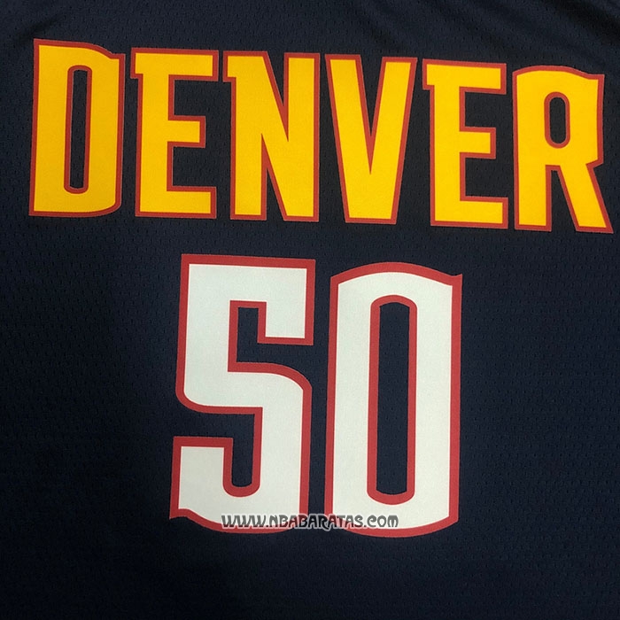 Camiseta Denver Nuggets Aaron Gordon #50 Icon 2021 Azul